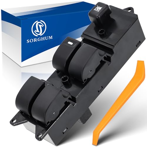 Sorghum Power Window Switch Driver Side  Master Window Switch Compatible with 20082009 Mitsubishi Lancer 14 Pins Replace MR587942